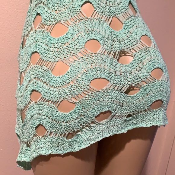 NWOT💗Teal crochet top - Picture 8 of 11